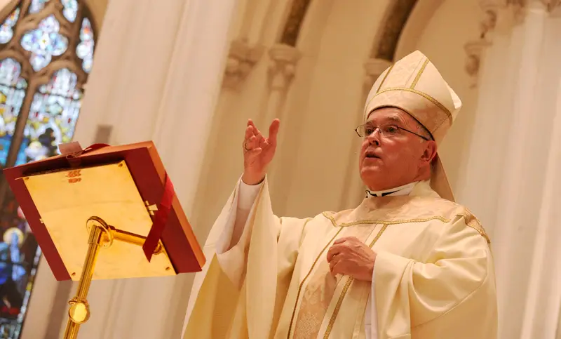 Denver Archbishop Charles J. Chaput celebrates his final public Mass in Denver on Sunday, Aug. 28, 2011, at the Cathedral Basilica of the Immaculate Conception. Chaput is moving to take over the Archdiocese of Philadelphia in September. (Daniel Petty, The Denver Post)
