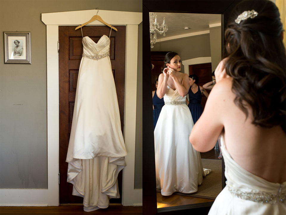 Ellery gets ready before her Manor House wedding on June 26, 2016, in Littleton, Colorado.