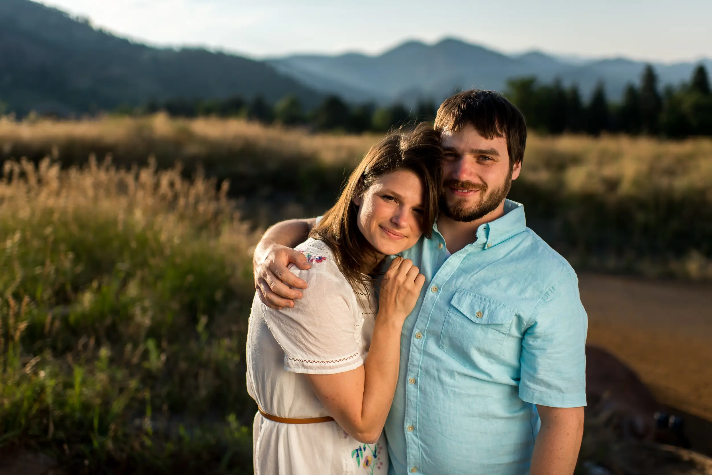 Chautauqua Park Engagement Photos in Boulder