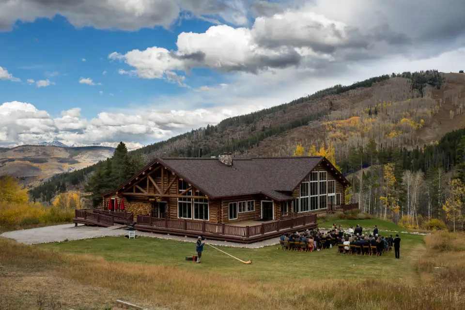 Beano's Cabin wedding at Beaver Creek