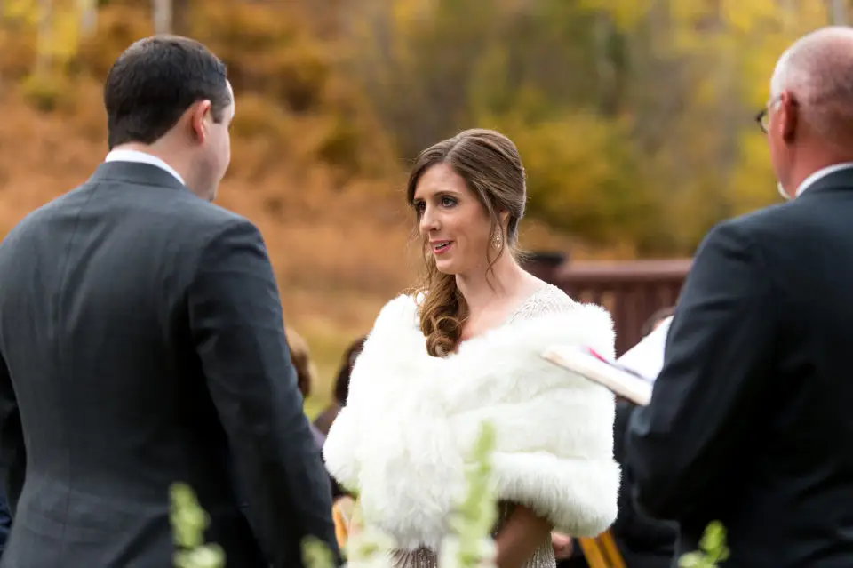 Beano's Cabin wedding at Beaver Creek