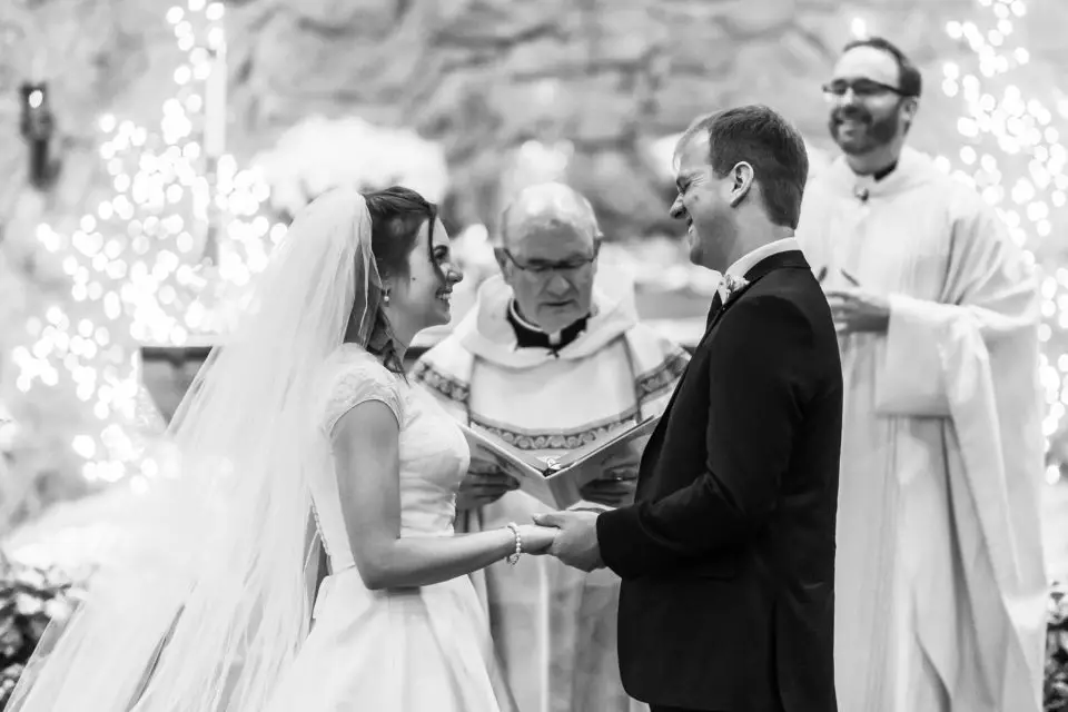 Christ the King Evergreen Wedding Pictures in Colorado.