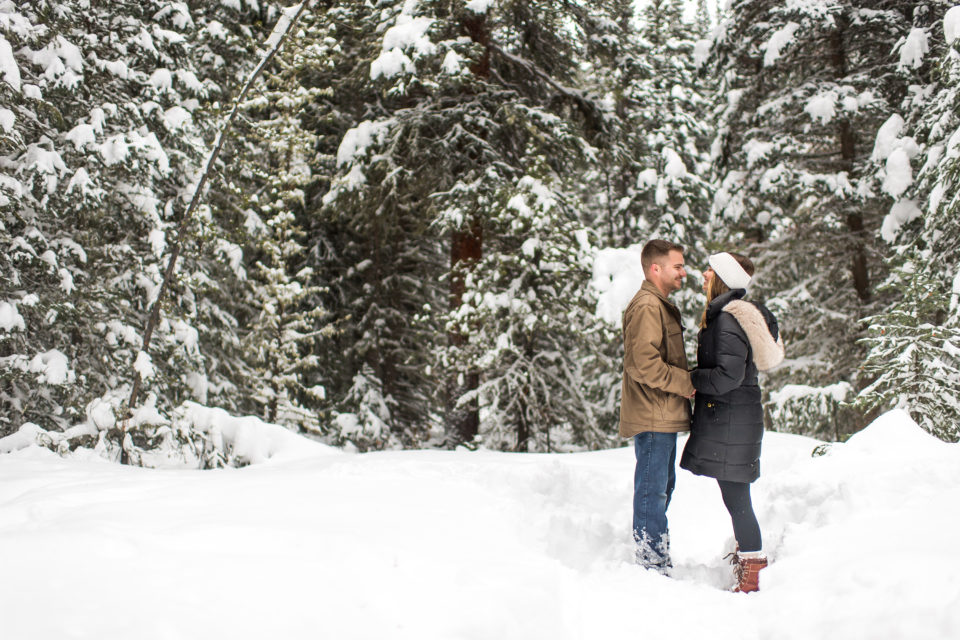 Travis proposes to Sarah in the Colorado mountains