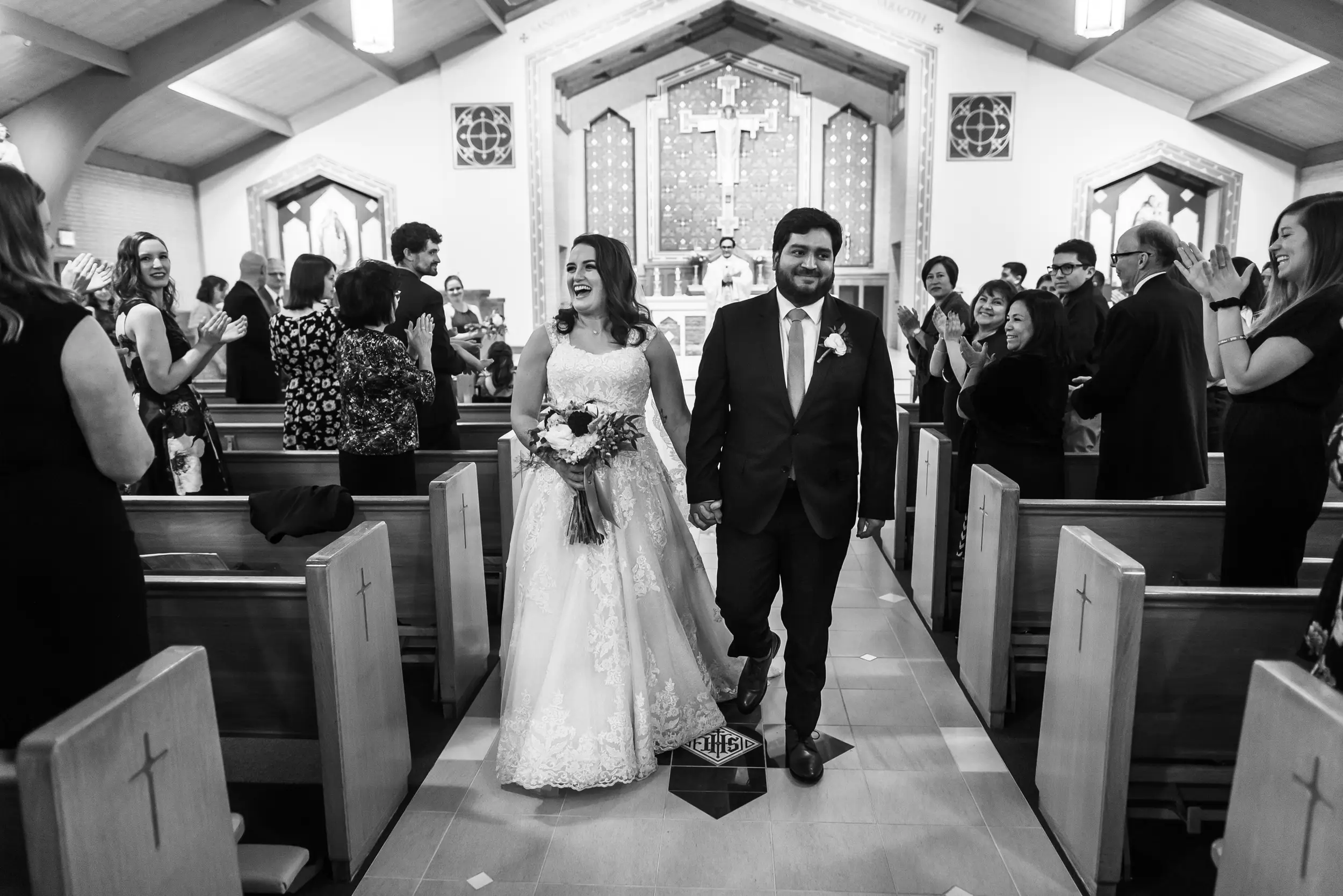 Holy Name Catholic Church Denver wedding with Kate and Erik.