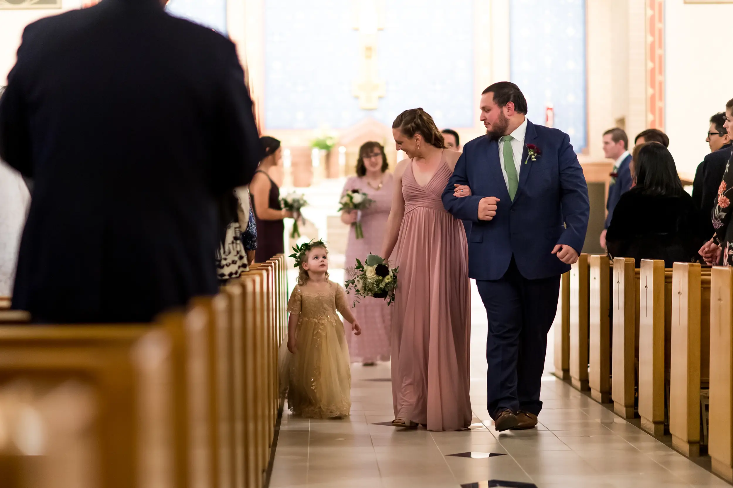 Holy Name Catholic Church Denver wedding with Kate and Erik.