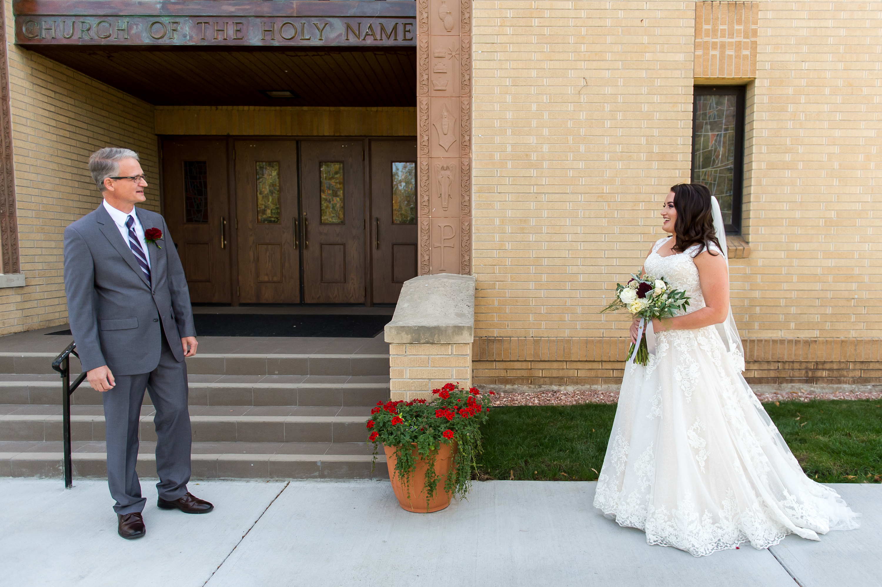 Holy Name Catholic Church Denver wedding with Kate and Erik.