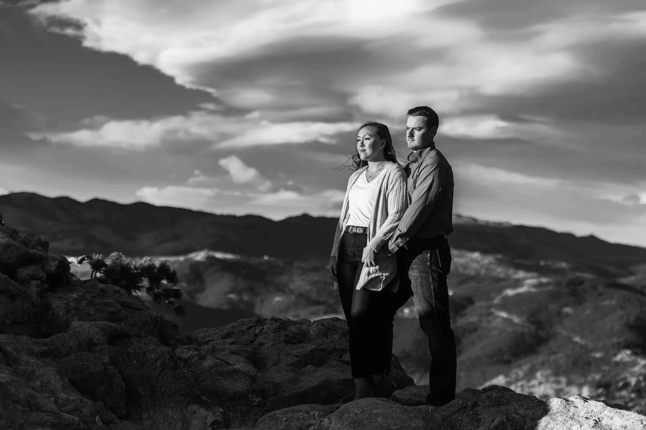 Lost Gulch Overlook engagement photos in Boulder, Colorado, with Sarah and Kyle.