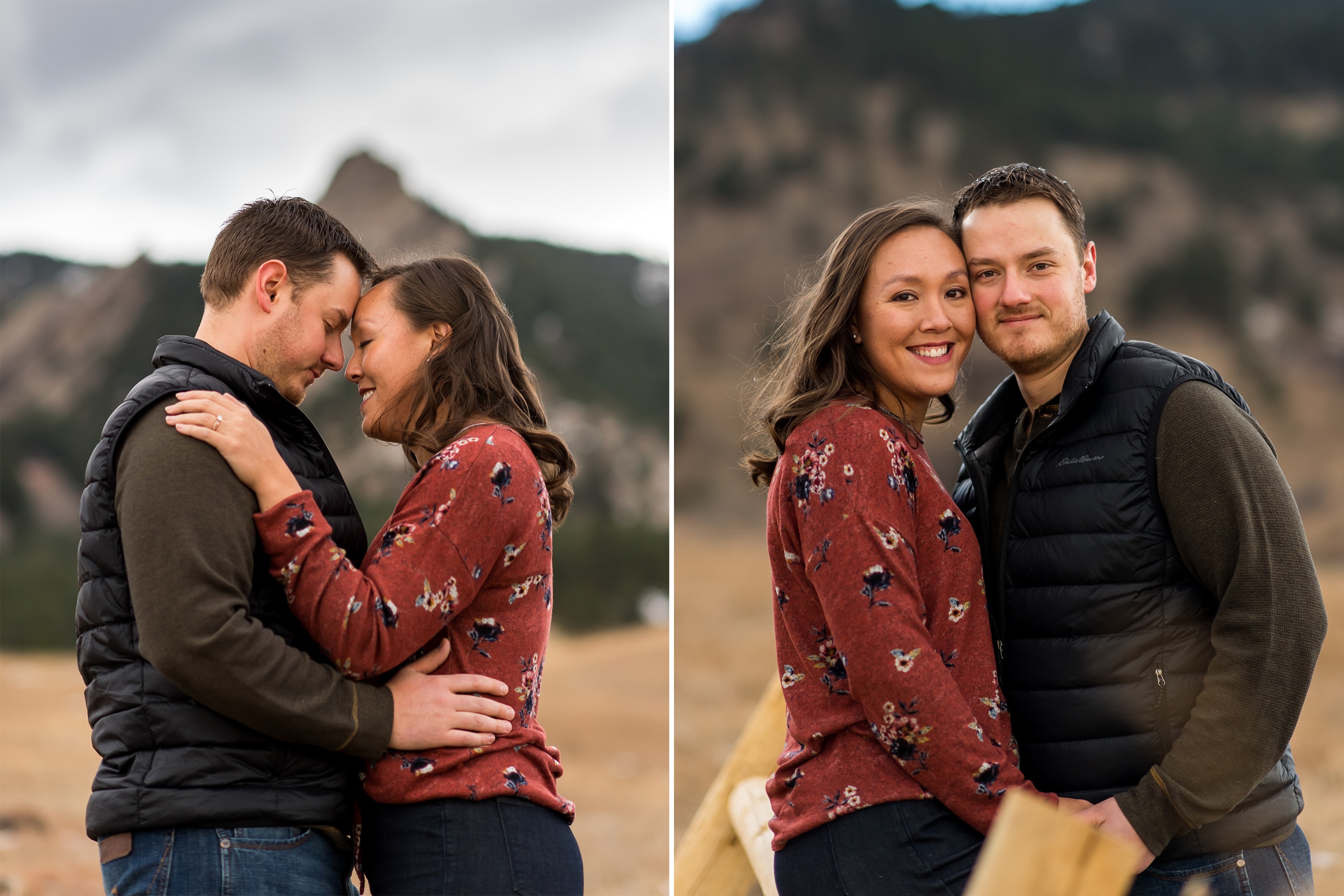 Lost Gulch Overlook engagement photos in Boulder, Colorado, with Sarah and Kyle.