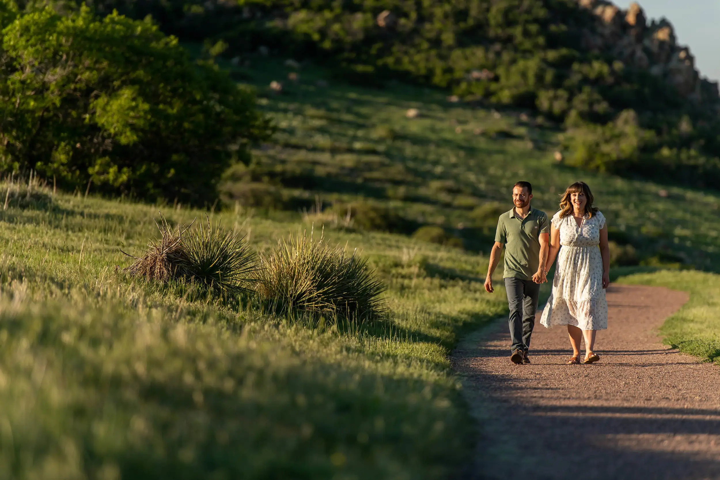 Roxborough State Park Denver engagement photos with Sarah and Alejandro in Littleton, Colorado.