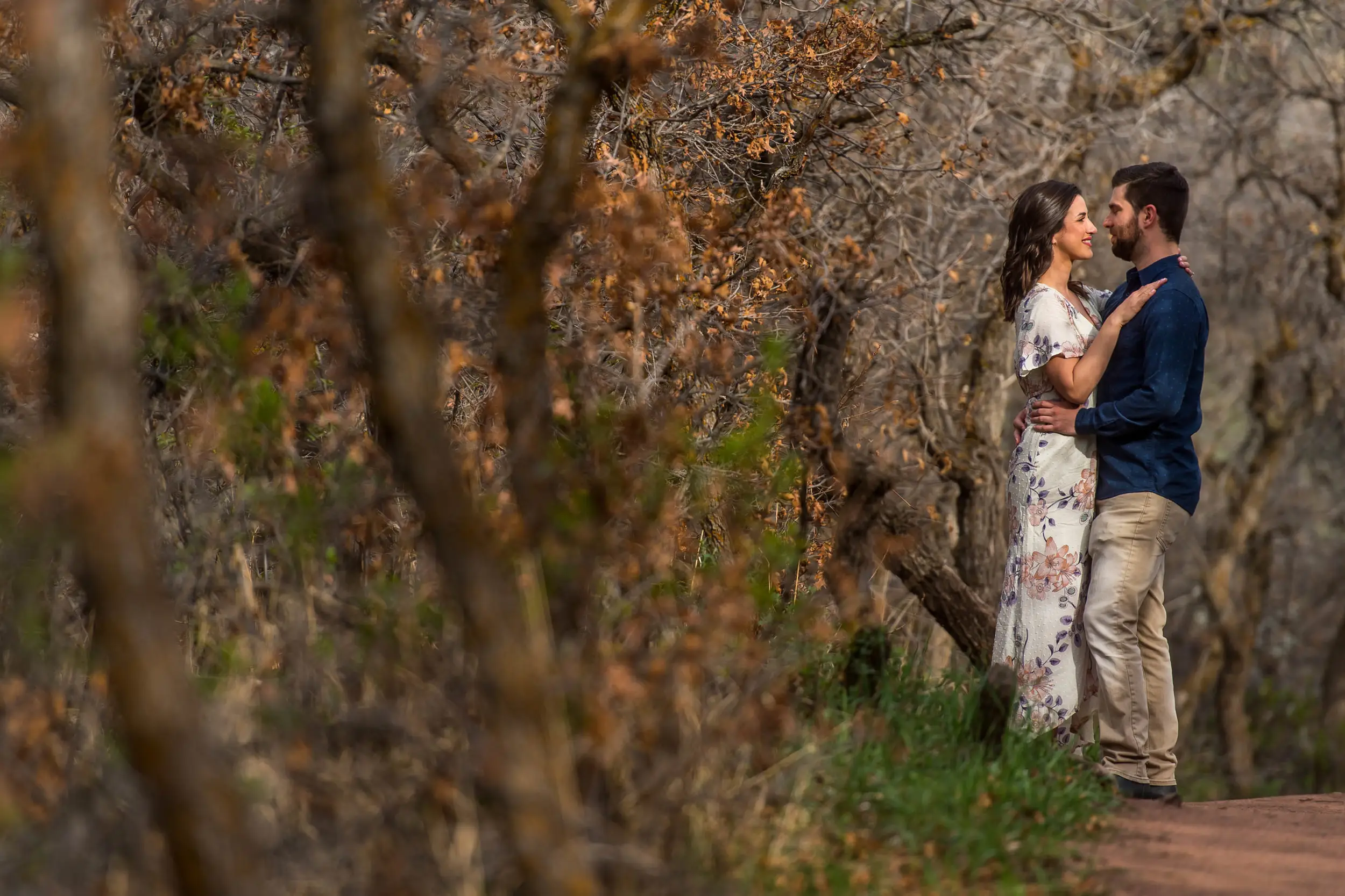 Roxborough State Park Engagement photos with Mary and Charlie in Littleton, Colorado, on May 7, 2021.